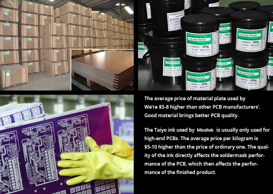 pcb materials taiyo ink